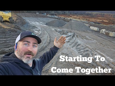 Grain Facility Site Work Coming Together In The Snow Storm