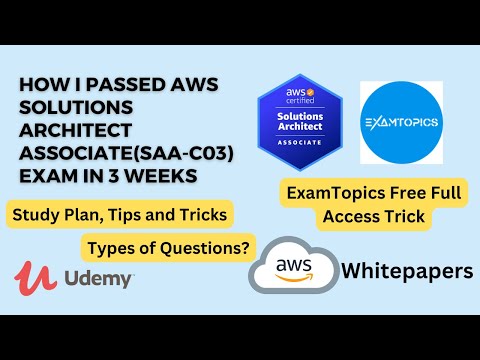 How I passed AWS Certified Solutions Architect Associate(SAA-C03) Exam in 3 Weeks | #aws