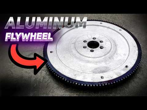 We make a DIY aluminum flywheel for a Lada