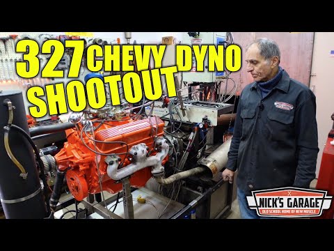 327 Chevy on the DYNO - Exhaust Shootout