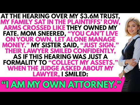 At the $3.6M hearing, they said, “You can't live alone.” When judge asked my lawyer’s name, I said….