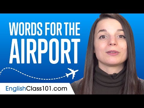 Top 10 Words for the Airport in English