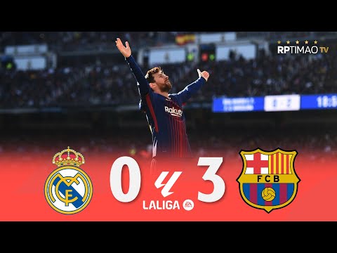 Real Madrid 0 x 3 Barcelona ● La Liga 17/18 Extended Goals & Highlights ᴴᴰ