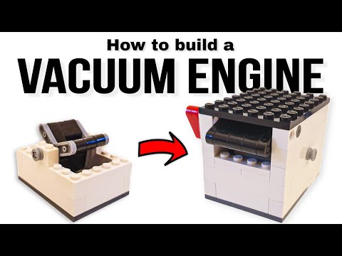 Testing a 8,100 rpm Lego Technic Vacuum Engine (instructions)