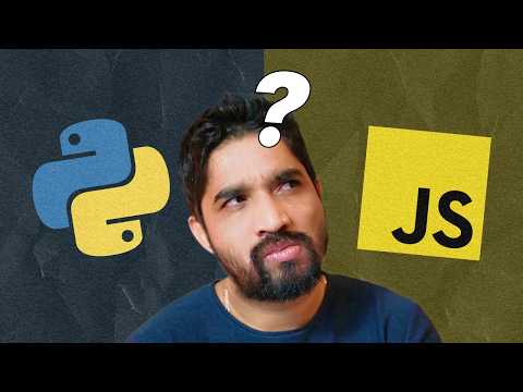 JavaScript or Python? for AI Product Development | Hindi | Day 4/100