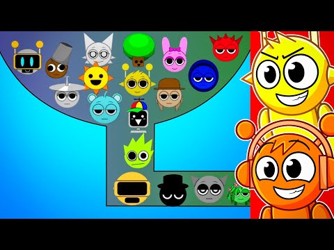 Reacting to SPRUNKI TWIN MARBLE Race!