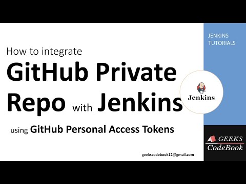 Jenkins #4 | Integrate GitHub private Repository with Jenkins job using Personal Access Token