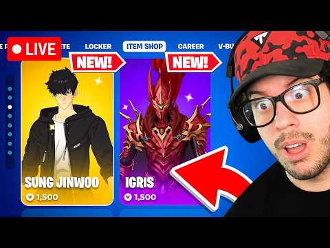 NEW UPDATE in FORTNITE! (SOLO LEVELING and SQUARE STORM)