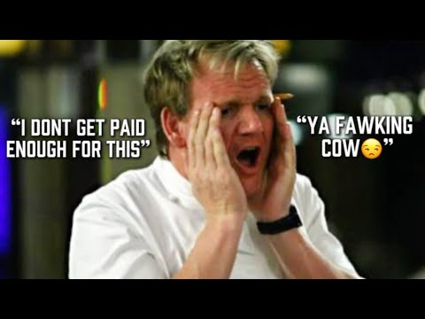 Gordon Ramsey going OFF on customers for 3 minutes. 😏