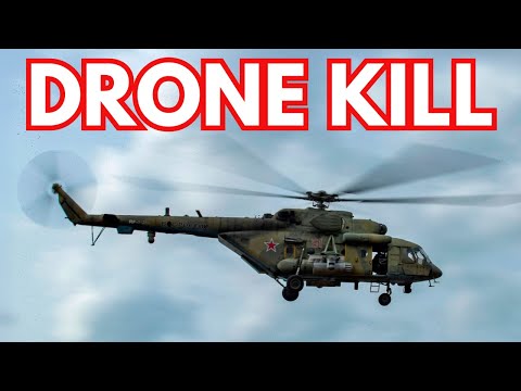 Historic First: Drone Downs Russian Helicopter
