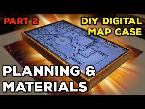 Build Your Own TTRPG Digital Map Display | NO MORE PAPER MAPS! (2 - Planning & Materials)