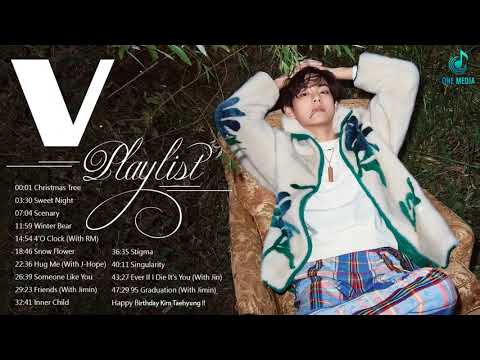 BTS V ( Kim Taehyung ) Birthday Playlist 2021!! 🎁🎂 뷔 노래 모음 🎉