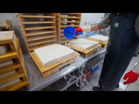 The Most Popular Block Tofu in Beipu Township of Hsinchu County in Taiwan