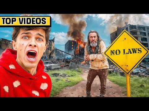 Can you SURVIVE this LIFE WITHOUT LAWS? | Brent Rivera