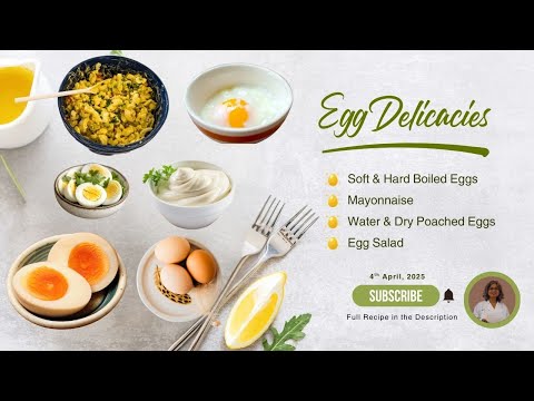 Mayonnaise, Poached Eggs, French Omelet & Egg Salad | Live Cooking | Plainsboro Library