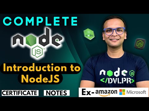 🚀🔥  Lecture 1: Introduction to NodeJS | NodeJS Complete Course ❤️ in Hindi | Notes | Certification