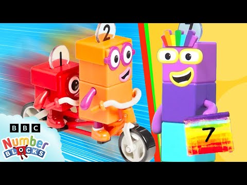 Numberblocks Mission HQ - Ep 3/5 | Full Episode - 🌟✨ Epic Tandem Bike Adventures! 🚲