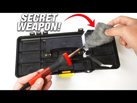 The STRONGEST Plastic Weld Fix To ANY Broken Or Cracked Plastic Pieces! How To DIY