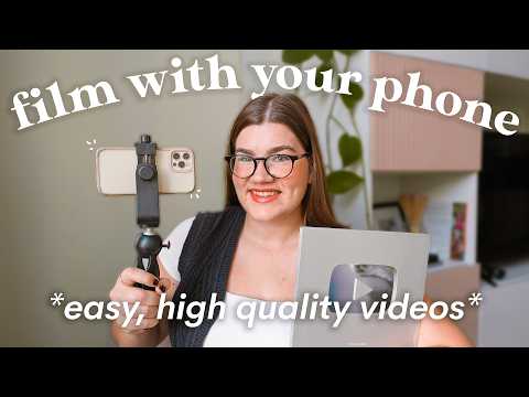 How I film high quality videos with my iPhone | settings, gear + more
