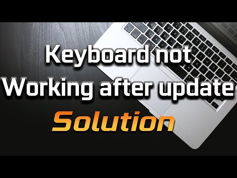 FIXED - Keyboard Not Working After Windows Update in Windows 10 [2025]