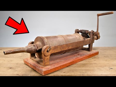 Sausage Stuffer Restoration - Antique Butcher Tool