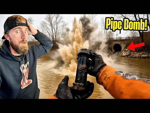 Pipe Bomb IED Found Magnet Fishing — They Told Me To Call 911… But It Was Too Late!