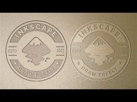 Embossed Logo Mockups in Inkscape