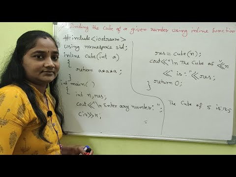 CPP||Inline Functions in C++||CPP Both in Telugu And English || Telugu Scit Tutorials
