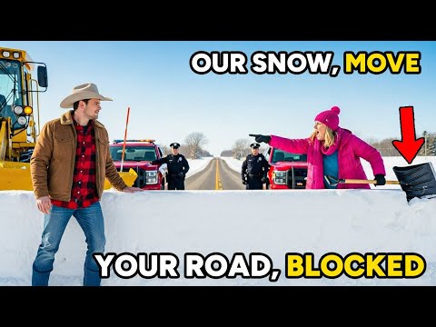 HOA Cops Dumped All Winter Snow on My Property—Karen Went Crazy When I Used It to Block Their Street