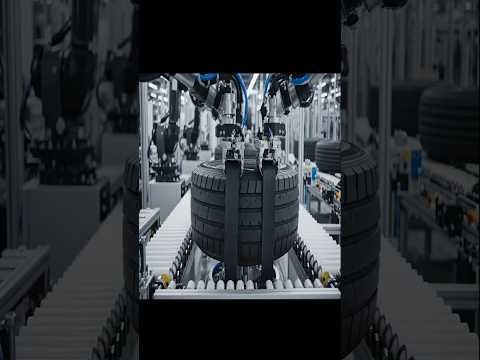 How Modern Car Tires Are Made | Inside a High-Tech Tire Factory