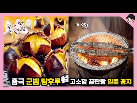 Super-Delicious Chinese Chestnut Tanghulu! Top 5 Amazing Fall Foods & Cultures from Around the Wo...