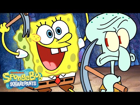 SpongeBob's Underground Adventures! 🕳️ | 45 Minute Compilation | @SpongeBobOfficial