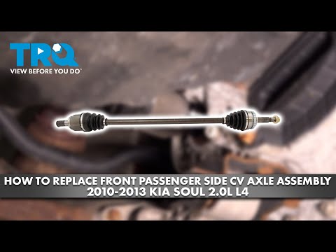 How to Replace Passenger Side CV Axle Assembly 2010-2013 Kia Soul 2.0L L4