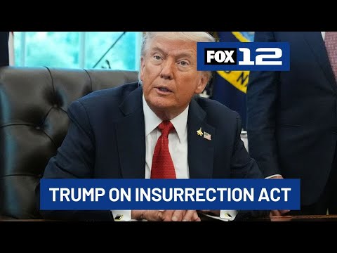 Trump won't rule out using Insurrection Act in Portland