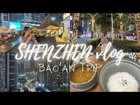 深圳寶安區兩日一夜 Vlog | 蟹叄寶人氣蟹黃撈麵🍜 壹坊城室內掃街🍨 試食人氣漢堡扒肉肉大米🌟胖哥倆肉蟹煲🦀