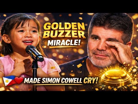 Golden Buzzer Tears! Filipino Little Girl’s Emotional AGT Audition Makes Simon Cowell Cry 😭🇵🇭