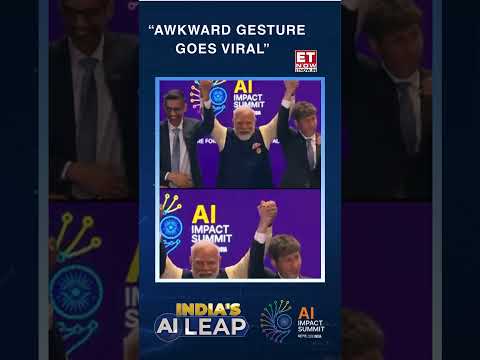 Viral Moment: Sam Altman & Dario Amodei Refuse to Hold Hands at India AI Impact Summit | ET Now