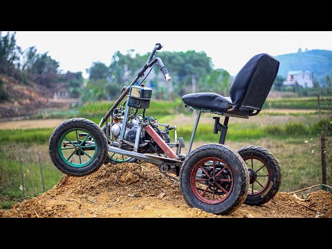 I Made a 4 Wheeler From an Old Motorcycle