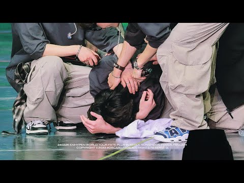 [4K] 240225 막콘 엔딩 소감 엔하이픈 성훈 직캠 | ENHYPEN WORLD TOUR FATE PLUS IN SEOUL