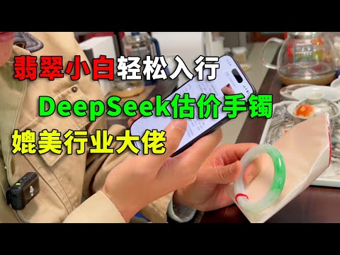 翡翠小白也能轻松入行？老五用DeepSeek估价翡翠手镯，竟能媲美从业数年的行业大佬【钻石林老五】