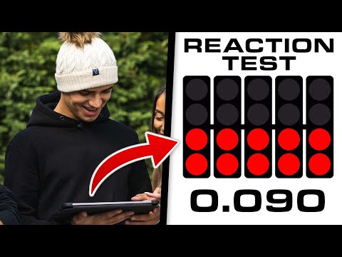 How Quick Are Lando Norris' Reactions? F1 REACTION TEST!