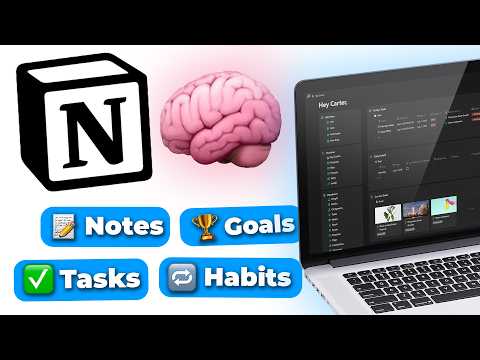 Tour my Notion Second Brain! (Notion Template Explained) 🧠✨