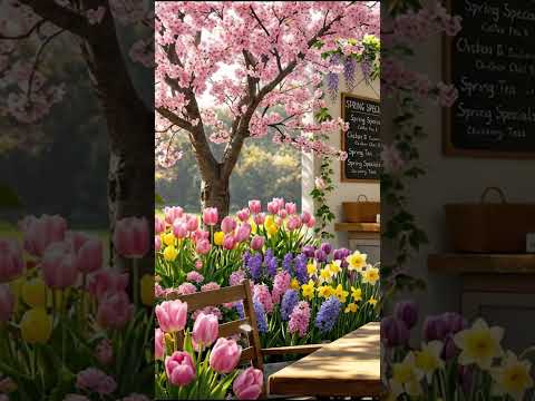 Unwind & Relax With Tranquil Jazz In Elegant Coffee Shop - Relaxing Jazz & Peaceful Garden Cafe