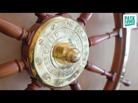 Making Brass Hardware for a Ships Wheel