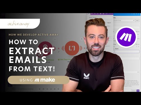 Extracting Email Addresses from a Text String | Make.com 🤖