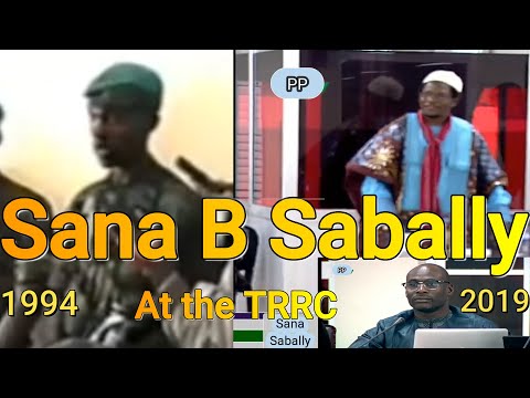 Sana B Sabally, Former VC, Gambia Military Junta. TRRC part 1