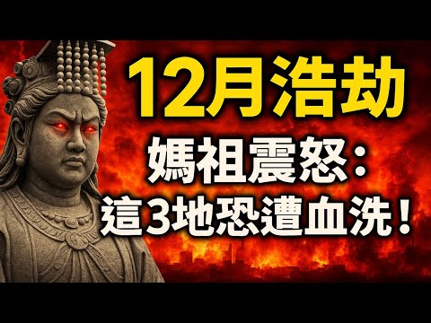 白沙屯媽祖「連降三聖杯」！泣告12月台灣「這3地」劫數難逃，唯一保命方法曝光！