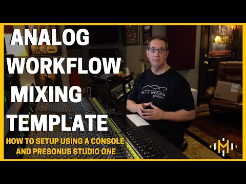 SSL ORIGIN | Setting Up a Mixing Template in Studio One