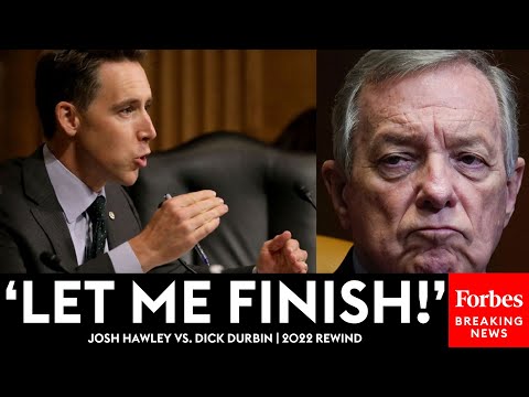 'Let Me Finish!': Josh Hawley's Biggest Clashes With Dick Durbin Of Past Year | 2022 Rewind