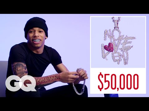 NLE Choppa Shows Off His Insane Jewelry Collection | On the Rocks | GQ